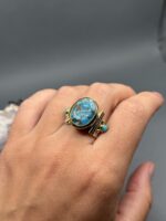 Каблучка з бірюзою.