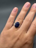Каблучка з сапфіром. - Зображення 3