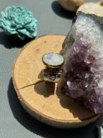 Каблучка з місячним каменем. - Зображення 6