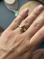 Каблучка з цитрином. - Зображення 2