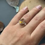 Каблучка з цитрином.