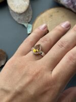 Каблучка з цитрином.