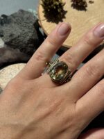 Каблучка з цитрином. - Зображення 4