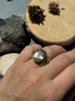 Каблучка з цитрином. - Зображення 3