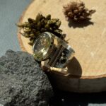 Каблучка з цитрином.