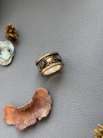 Каблучка з аметистом та цирконом. - Зображення 2