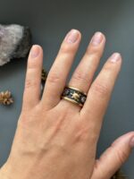 Каблучка з аметистом та цирконом. - Зображення 3