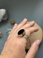 Каблучка з ониксом. - Зображення 2