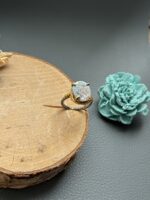 Безрозмірна каблучка з бірюзою. - Зображення 2