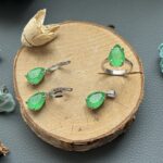 Комплект зі смарагдом.