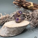 Каблучка з аметистом.