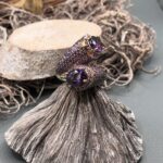 Каблучка з аметистом. - Зображення 2