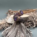 Каблучка з аметистом. - Зображення 4