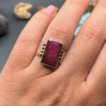 Каблучка з рубіном. - Зображення 3