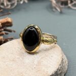 Каблучка з оніксом.