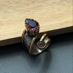 Каблучка з турмаліном.