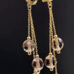 Сережки з султанітом.