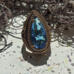 Каблучка з топазом. - Зображення 4