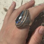 Каблучка з топазом. - Зображення 2