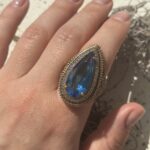 Каблучка з топазом. - Зображення 3