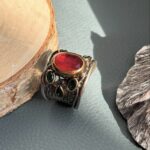 Каблучка з турмаліном.