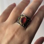 Каблучка з турмаліном. - Зображення 2