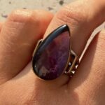 Каблучка з аметистом. - Зображення 5