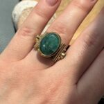 Каблучка зі смарагдом. - Зображення 2