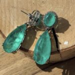 Сережки з турмаліном.