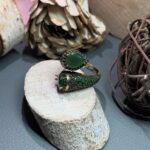 Безрозмірна каблучка зі смарагдом. - Зображення 3