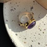 Каблучка з аметистом. - Зображення 5